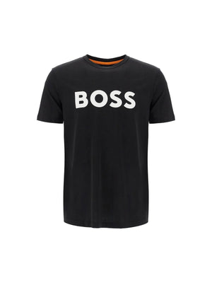 BOSS-Logo Print T-Shirt -JOHN JULIA.