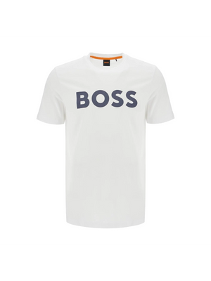 BOSS-Logo Print T-Shirt -JOHN JULIA.