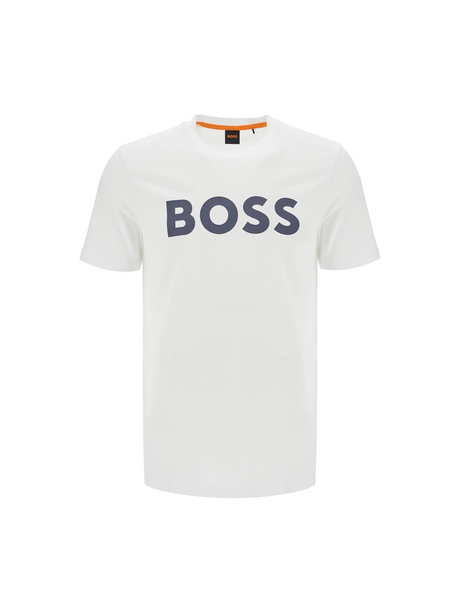 BOSS-Logo Print T-Shirt -JOHN JULIA.