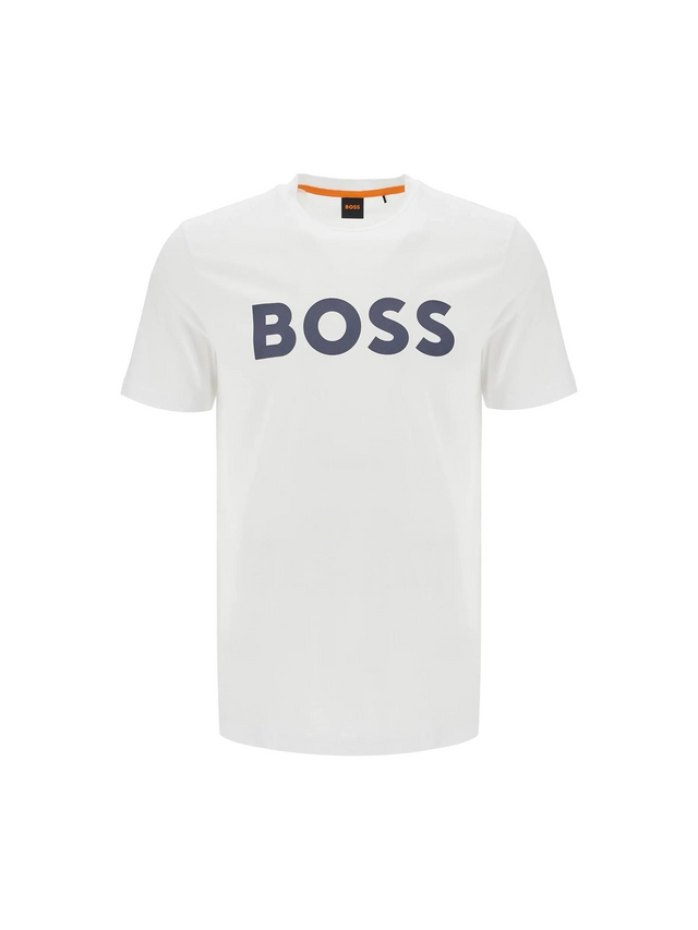 BOSS-Logo Print T-Shirt -JOHN JULIA.