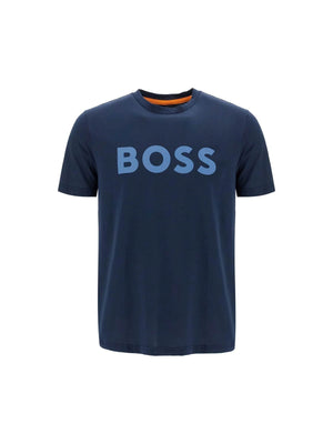 BOSS-Logo Print T-Shirt-JOHN JULIA