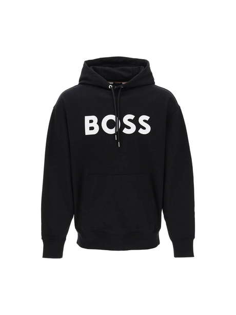 BOSS-Organic Cotton Sullivan Logo Hoodie -JOHN JULIA.