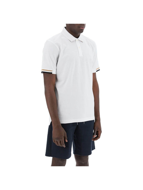 Parlay Polo Shirt With Stripe Detail