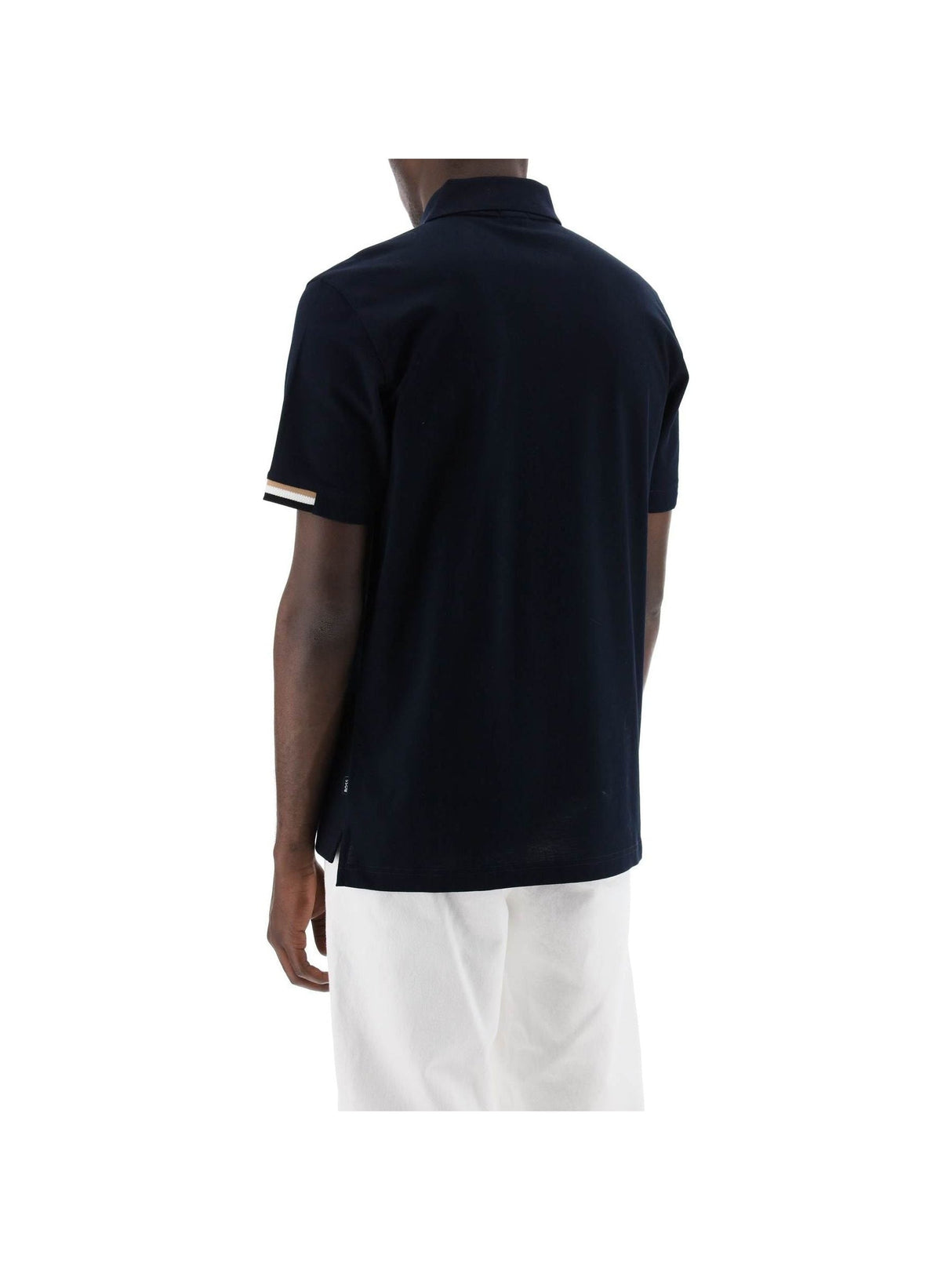 Parlay Polo Shirt With Stripe Detail