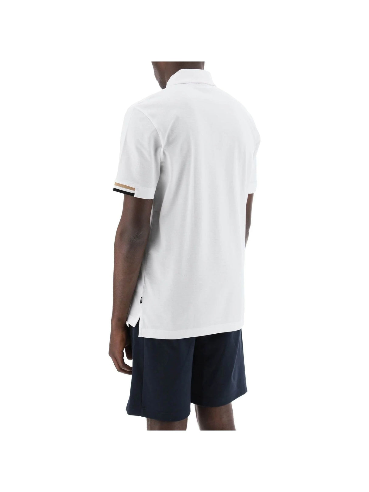 Parlay Polo Shirt With Stripe Detail