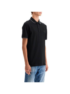 BOSS-Polo Shirt With Logo Patch -JOHN JULIA.