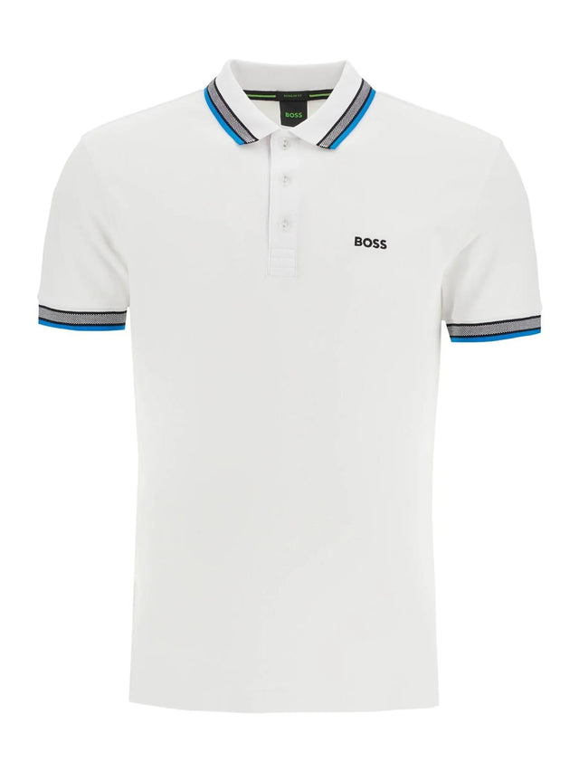 BOSS-Regenerated Cotton Piqué Polo Shirt-JOHN JULIA