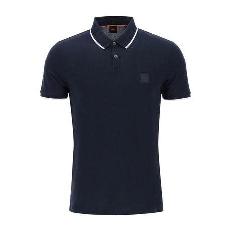 BOSS-Slim Fit Piqué Polo Shirt -JOHN JULIA.