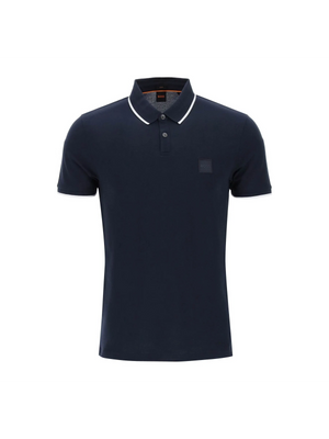 BOSS-Slim Fit Piqué Polo Shirt -JOHN JULIA.