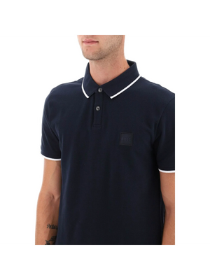 BOSS-Slim Fit Piqué Polo Shirt -JOHN JULIA.