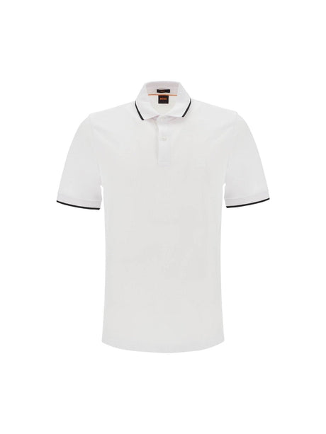 BOSS-Slim Fit Piqué Polo Shirt -JOHN JULIA.