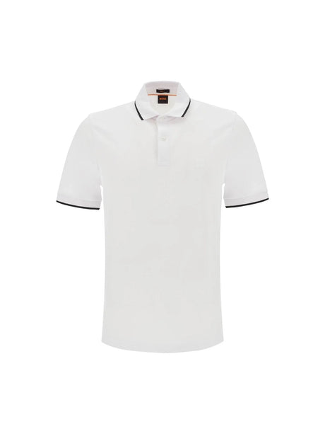 BOSS-Slim Fit Piqué Polo Shirt -JOHN JULIA.