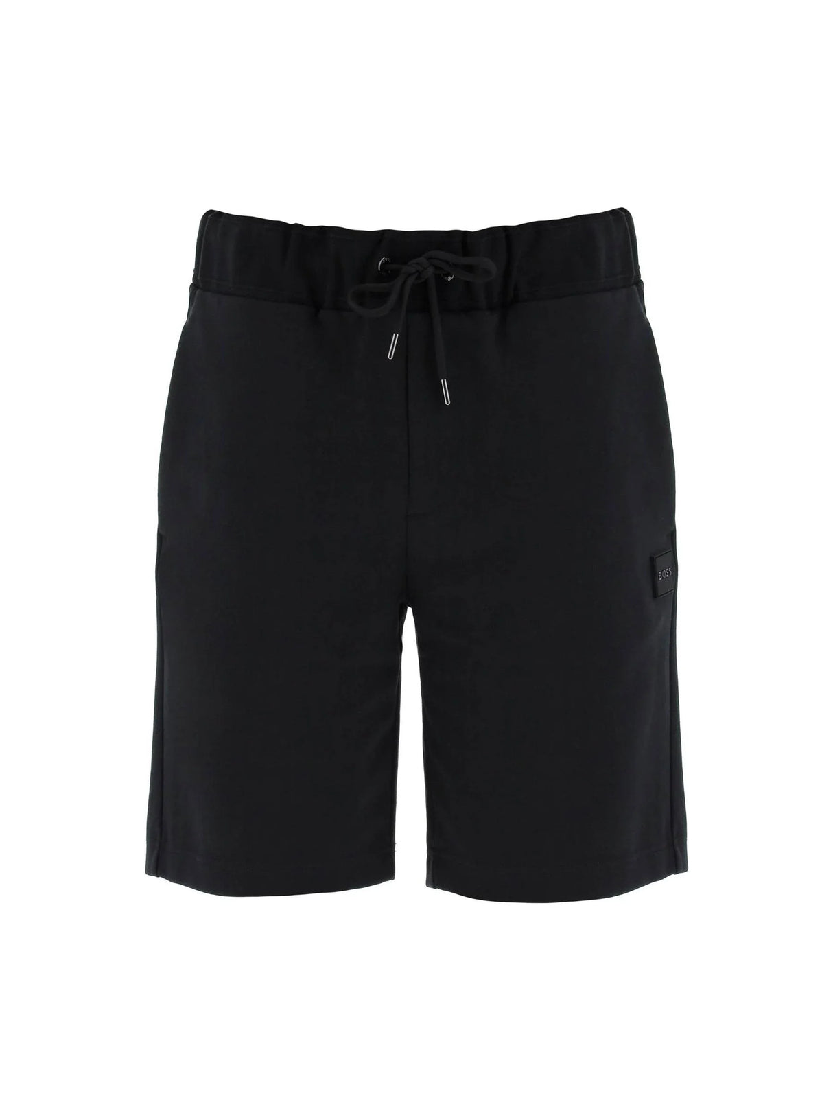 Sporty Cotton Shorts-BOSS-JOHN JULIA