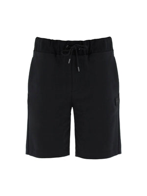 Sporty Cotton Shorts-BOSS-JOHN JULIA