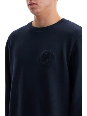 Crewneck Sweatshirt With Double Mon