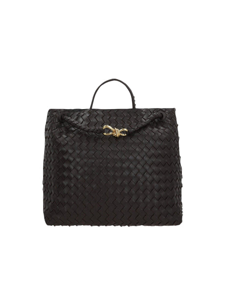 Andiamo Intrecciato Nappa Large Top Handle Bag-BOTTEGA VENETA-JOHN JULIA