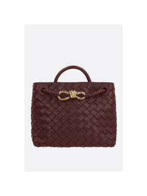 Andiamo Small Handbag In Intrecciato Nappa-BOTTEGA VENETA-JOHN JULIA