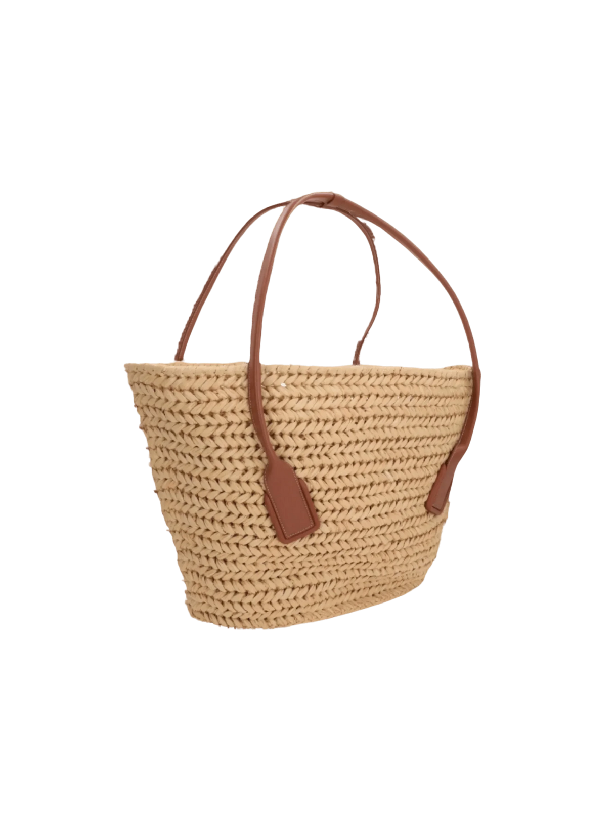 BOTTEGA VENETA-Arco Medium Raffia Crochet Bag-JOHN JULIA