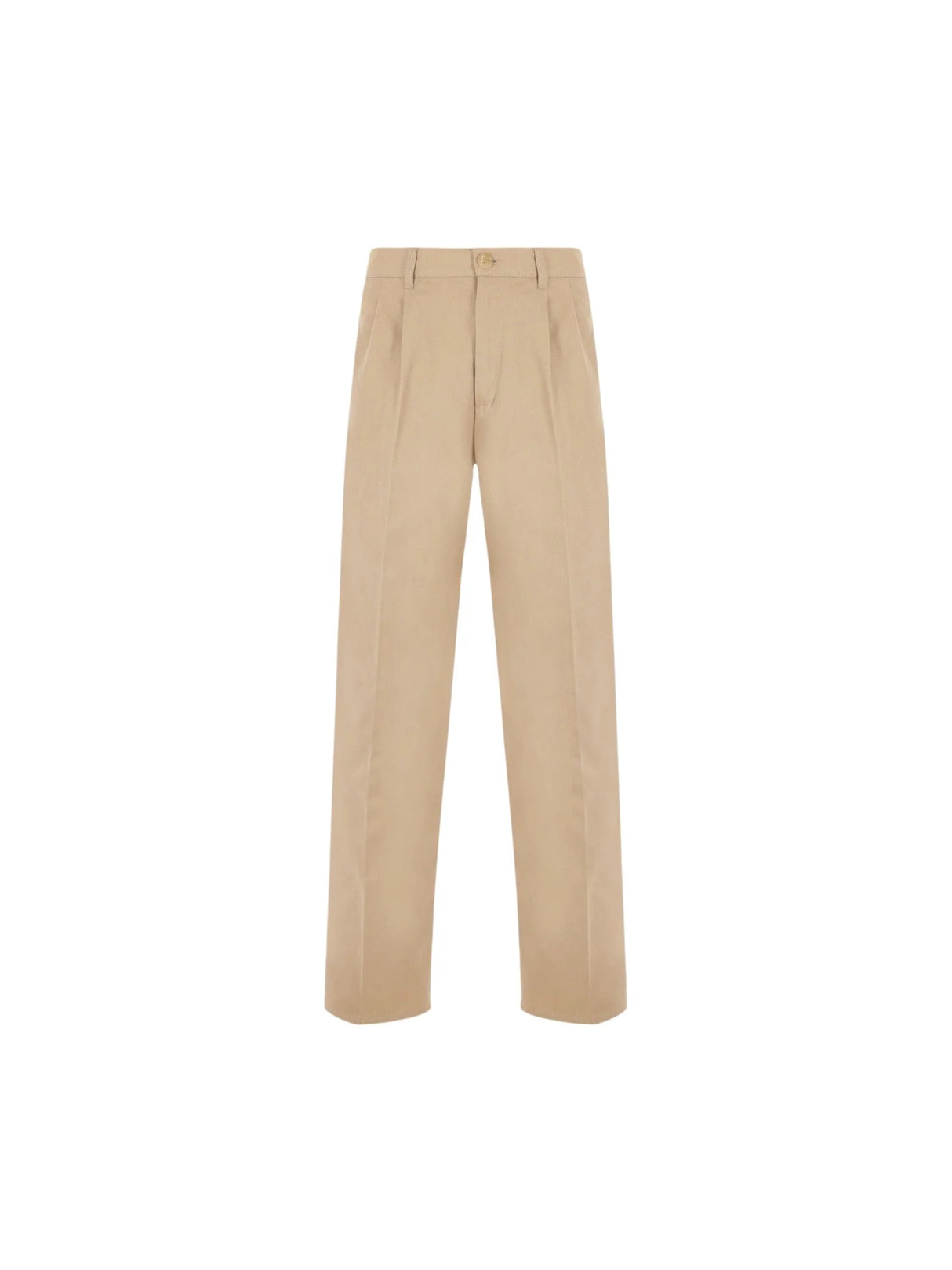 "Sil Vous Plait" Wide-leg Cotton Pants-GUCCI-JOHN JULIA