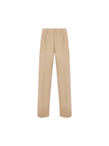 "Sil Vous Plait" Wide-leg Cotton Pants-GUCCI-JOHN JULIA