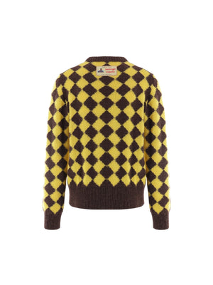 Argyle Wool Sweater-BOTTEGA VENETA-JOHN JULIA