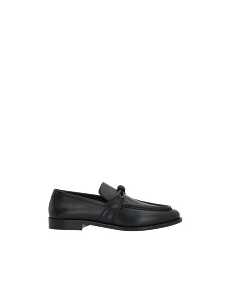 Astaire Smooth Leather Loafers-BOTTEGA VENETA-JOHN JULIA