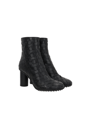 Atomic Ankle Boots in Intrecciato Nappa-BOTTEGA VENETA-JOHN JULIA