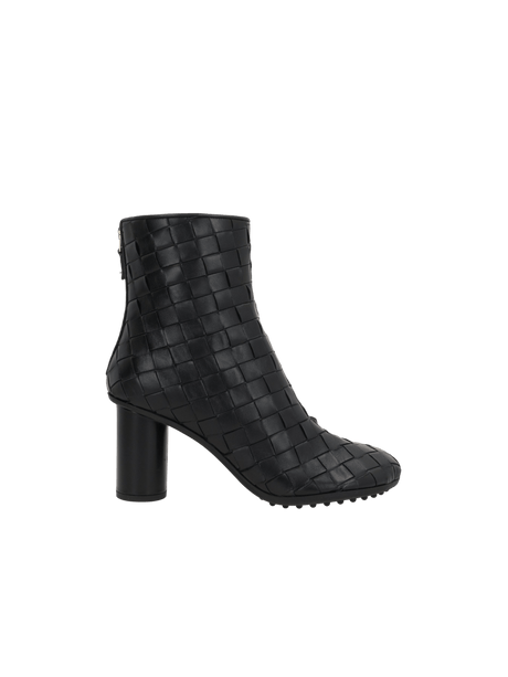 Atomic Ankle Boots in Intrecciato Nappa-BOTTEGA VENETA-JOHN JULIA