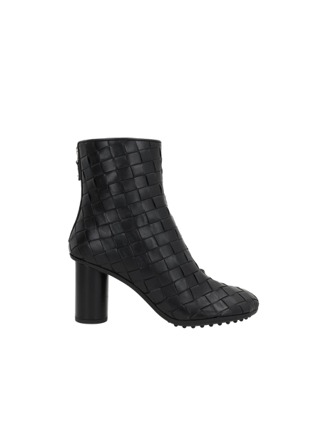 Atomic Ankle Boots in Intrecciato Nappa-BOTTEGA VENETA-JOHN JULIA