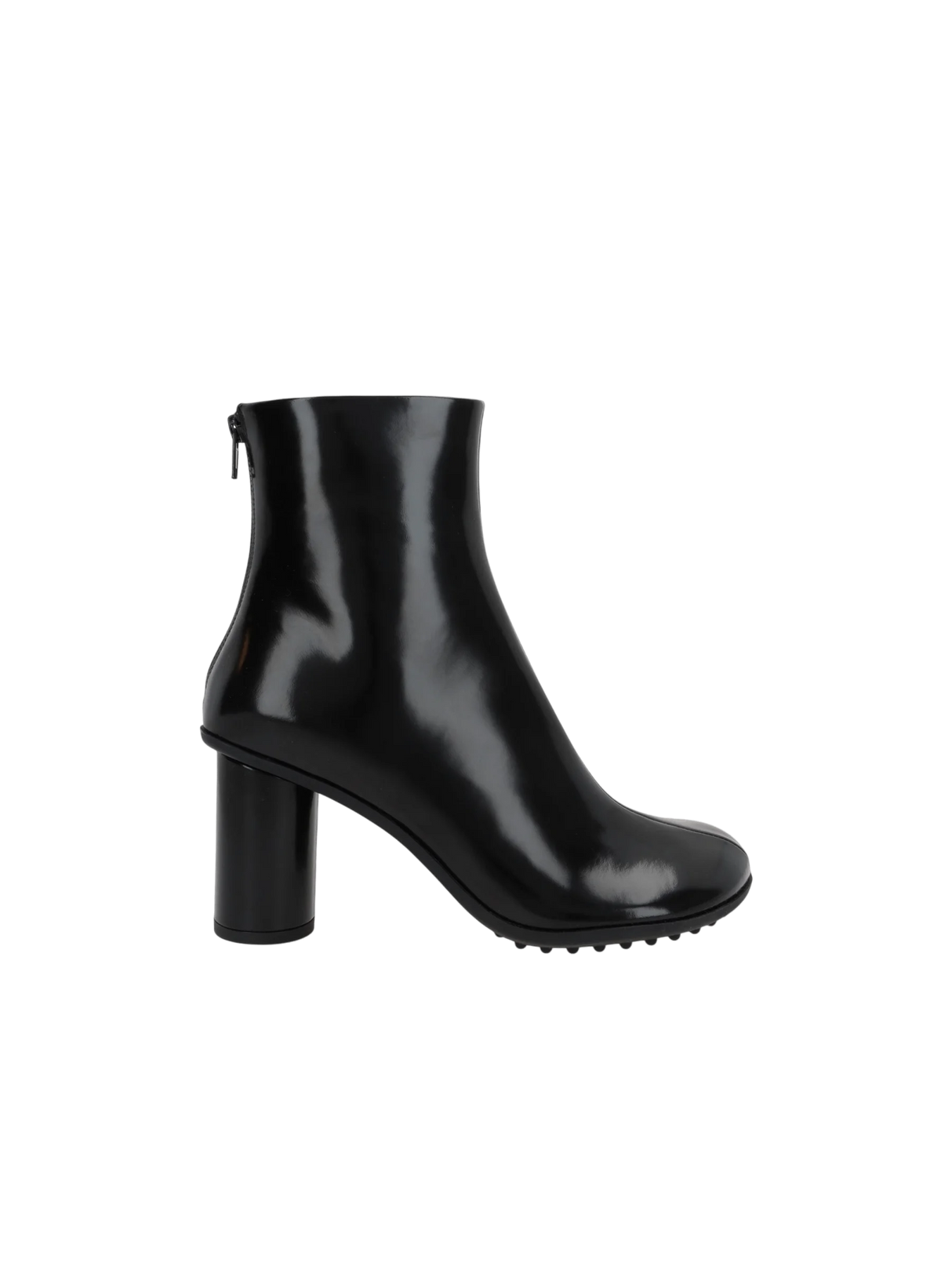 Atomic Brushed Leather Ankle Boots-BOTTEGA VENETA-JOHN JULIA