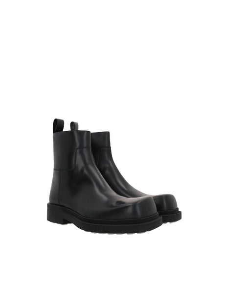 Ben Smooth Leather Ankle Boots-BOTTEGA VENETA-JOHN JULIA