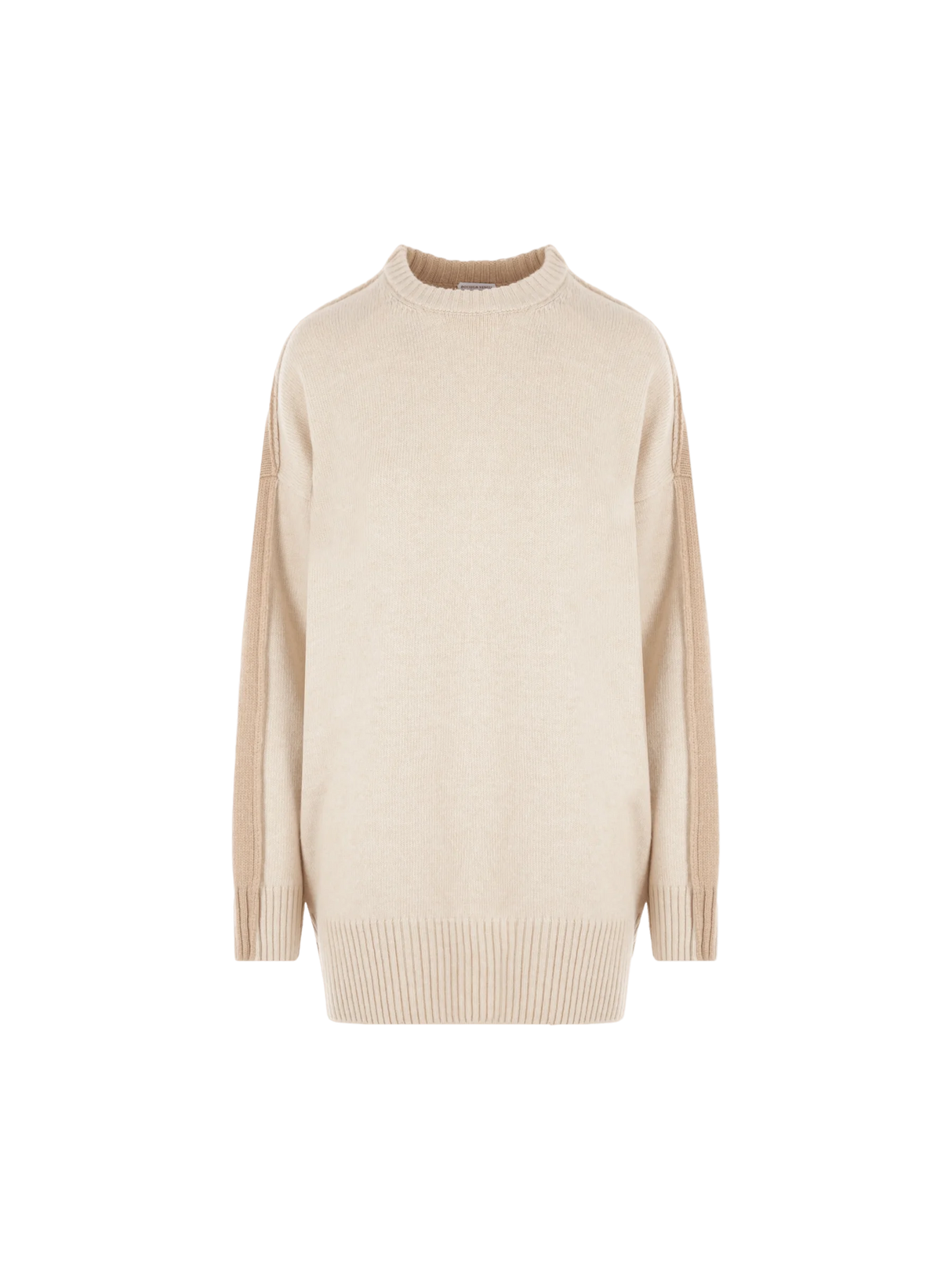 Bicolor Wool Sweater-BOTTEGA VENETA-JOHN JULIA