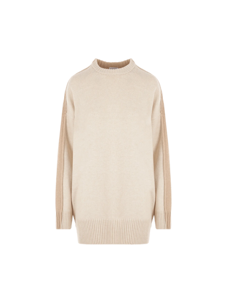 Bicolor Wool Sweater-BOTTEGA VENETA-JOHN JULIA