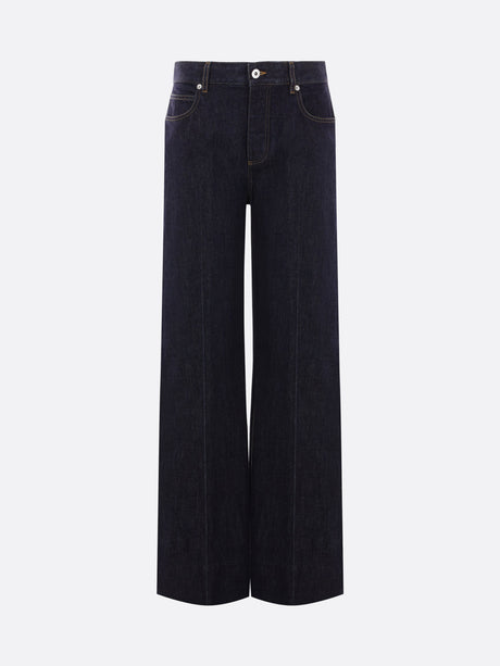 Palazzo Wide-Leg Jeans-Bottega Veneta-JOHN JULIA