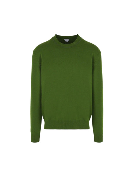 Cashmere Blend Knit Sweater-BOTTEGA VENETA-JOHN JULIA