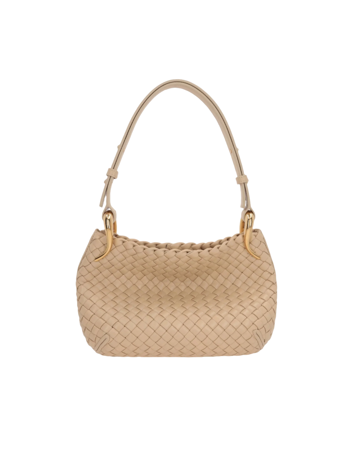 Clicker Small Intrecciato Nappa Shoulder Bag-BOTTEGA VENETA-JOHN JULIA