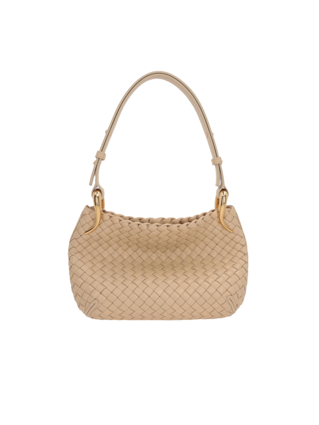 Clicker Small Intrecciato Nappa Shoulder Bag-BOTTEGA VENETA-JOHN JULIA