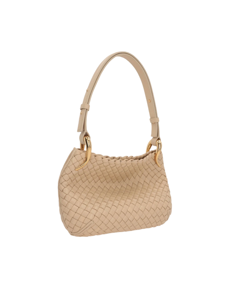 Clicker Small Intrecciato Nappa Shoulder Bag-BOTTEGA VENETA-JOHN JULIA