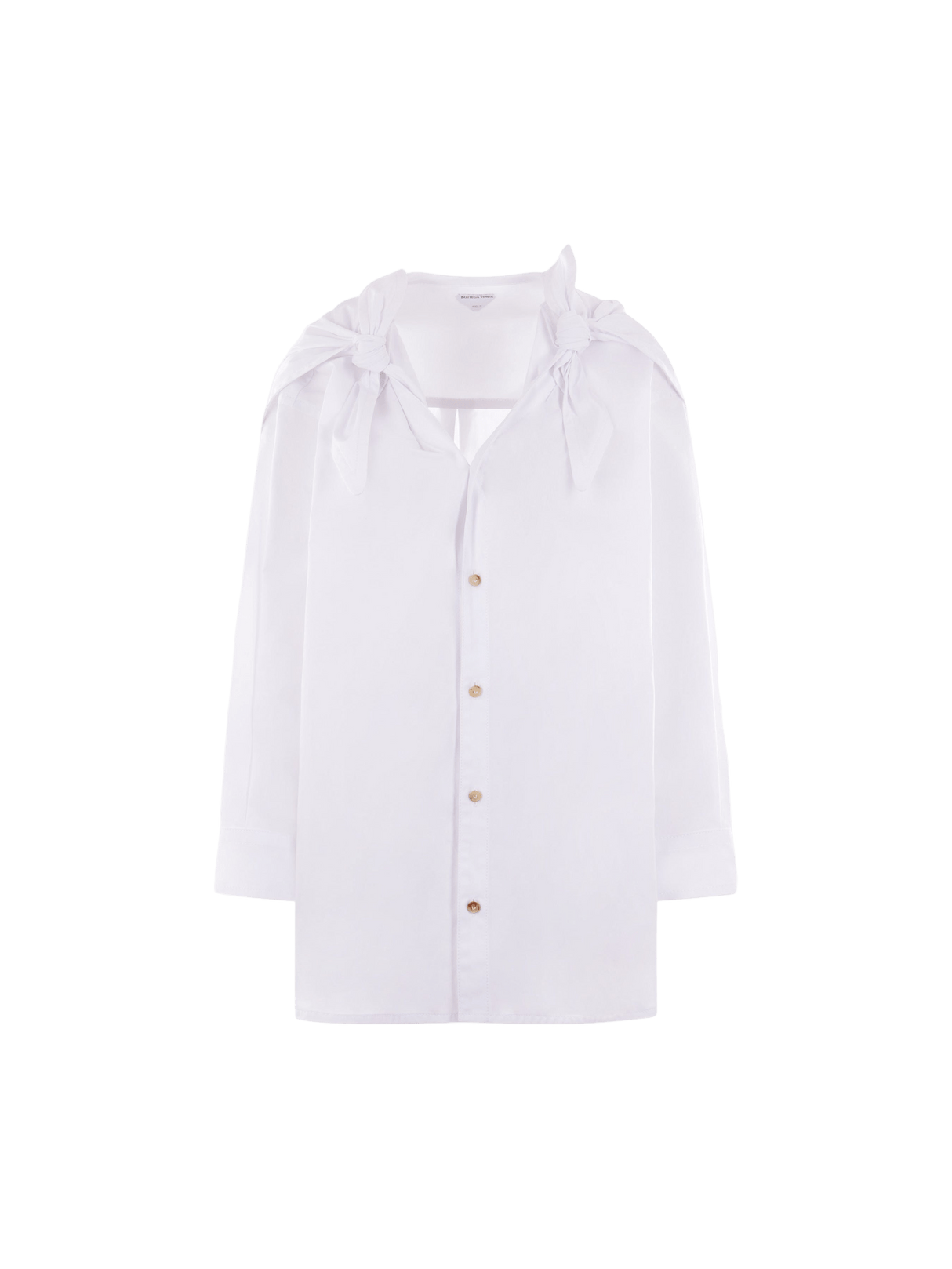 Compact Cotton Shirt-BOTTEGA VENETA-JOHN JULIA