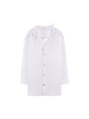 Compact Cotton Shirt-BOTTEGA VENETA-JOHN JULIA