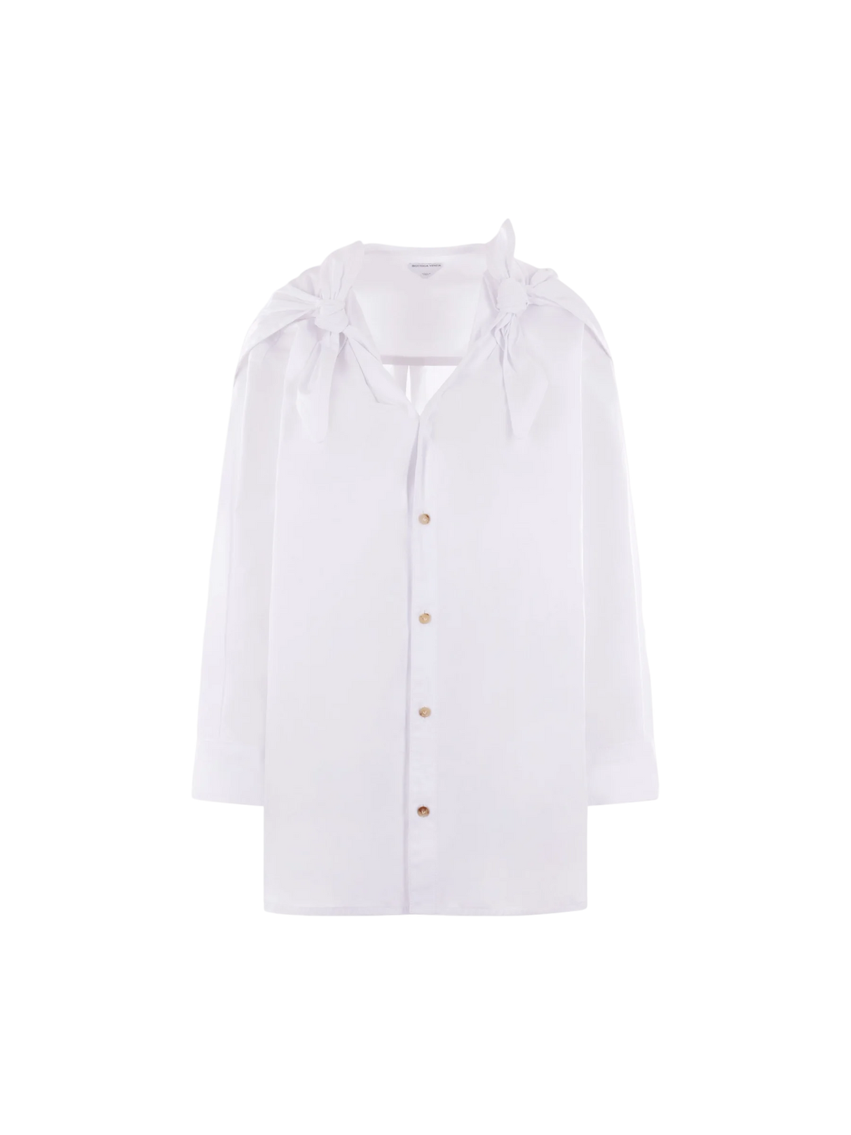 Compact Cotton Shirt-BOTTEGA VENETA-JOHN JULIA