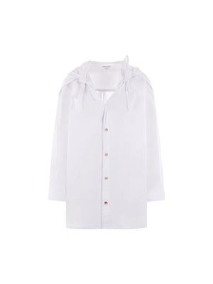 Compact Cotton Shirt-BOTTEGA VENETA-JOHN JULIA