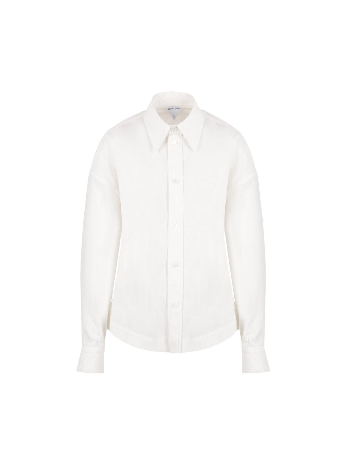 Compact Cotton Shirt-BOTTEGA VENETA-JOHN JULIA