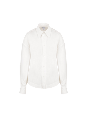 Compact Cotton Shirt-BOTTEGA VENETA-JOHN JULIA