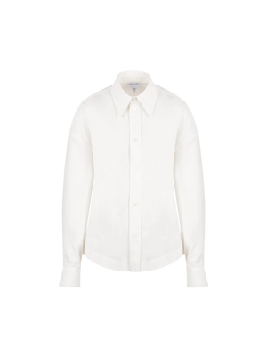 Compact Cotton Shirt-BOTTEGA VENETA-JOHN JULIA