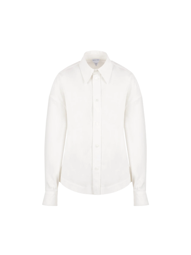 Compact Cotton Shirt-BOTTEGA VENETA-JOHN JULIA