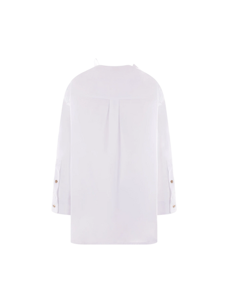 Compact Cotton Shirt-BOTTEGA VENETA-JOHN JULIA