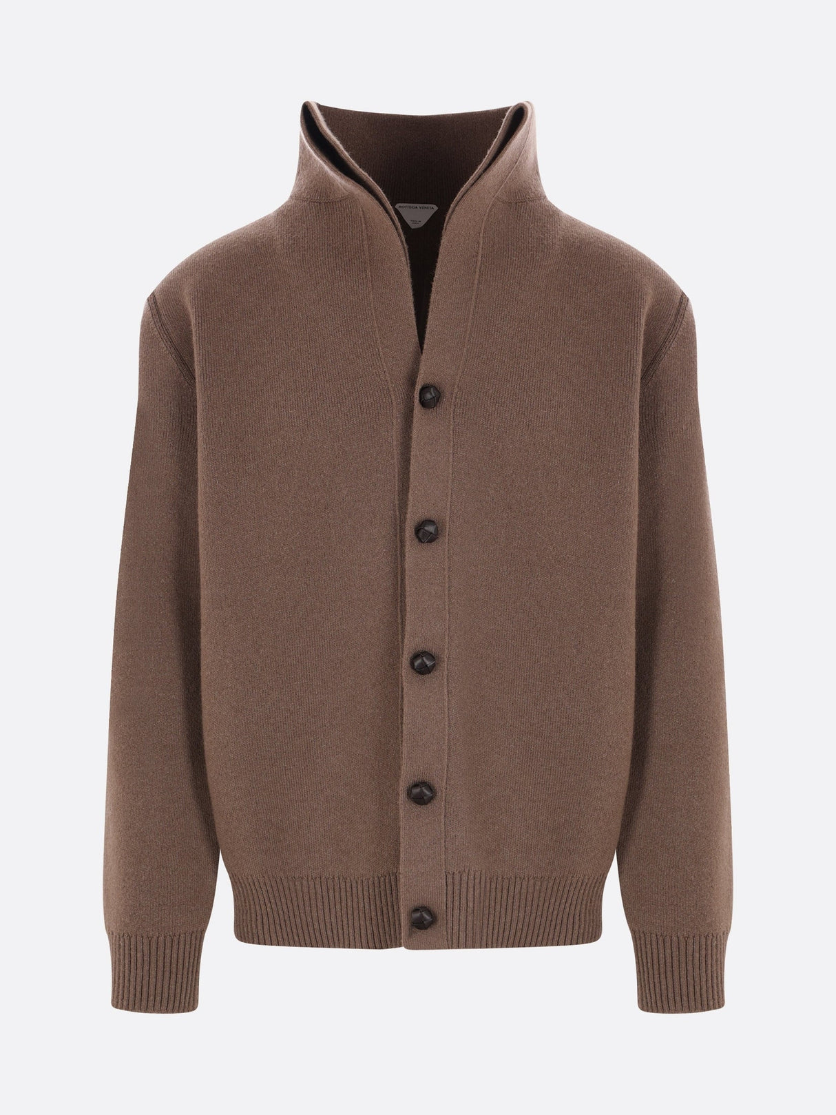 Compact Wool Cardigan-BOTTEGA VENETA-JOHN JULIA