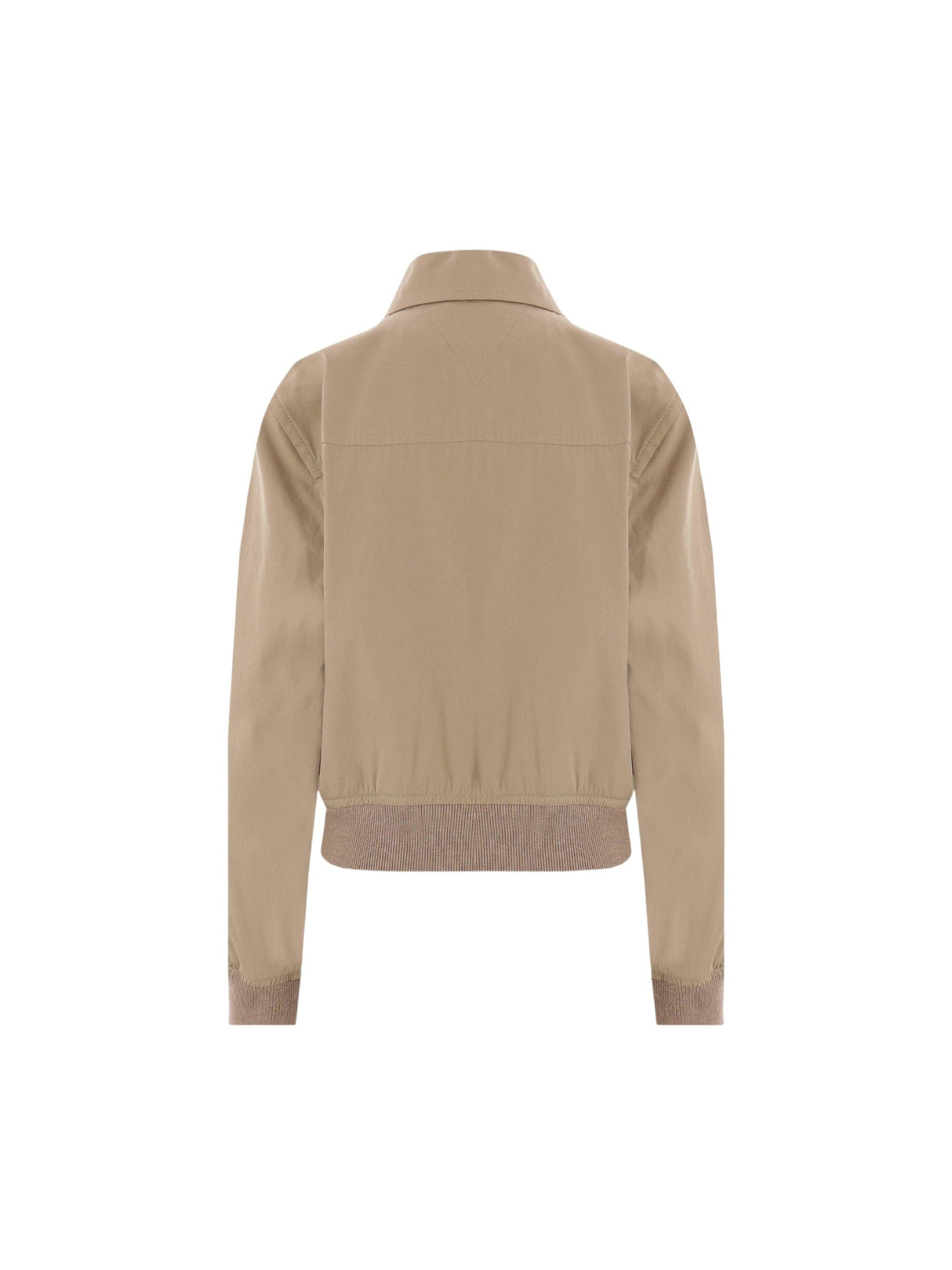 Cotton Blend Blouson Jacket-BOTTEGA VENETA-JOHN JULIA