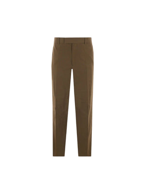 Cotton Blend Regular-fit Pants-BOTTEGA VENETA-JOHN JULIA